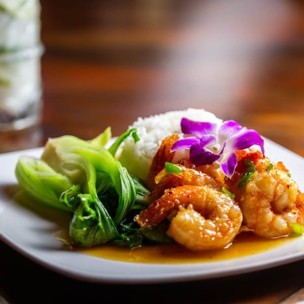Jerk-style dish from CZEN Restaurant